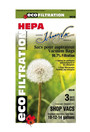 90534H HEPA microfilter vacuum cleaner bags - Shop Vac 10-14 Gal #JV90534H000