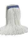 Sentrex Cutted-End Wet Mop with Narrow Band, White #MR134836BLA
