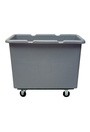 Heavy Duty Utility Cart STARCART, 15 cu ft, corner caster pattern #WH0135BCGRI