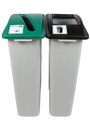 WASTE WATCHER Poubelles de recyclage du papier 46 gal #BU100962000
