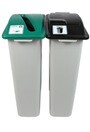 WASTE WATCHER Poubelles de recyclage du papier 46 gal #BU100963000