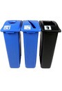 WASTE WATCHER Station de recyclage déchets, canettes et papiers 69 gal #BU101063000