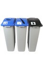 WASTE WATCHER Poubelles pour déchets, bouteilles et compost 69 gal #BU100981000