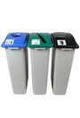 WASTE WATCHER Poubelles pour déchets, canettes et compost 69 gal #BU100977000