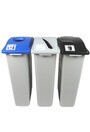 WASTE WATCHER Poubelles pour déchets, bouteilles et compost 69 gal #BU100979000