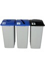 WASTE WATCHER XL Waste, Cans and Papers Recycling Station 96 Gal #BU101343000