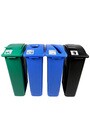 WASTE WATCHER Recycling Station 4-Stream 92 Gal #BU101078000