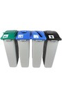 WASTE WATCHER 4-Stream Recycling Station 92 Gal #BU101005000