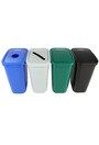 Quadruple contenants pour canettes-papier-organique-déchets Billi Box #BU100890000