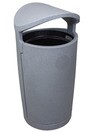 EURO Outdoor Waste Container with Lid 36 Gal #BU104298000