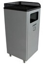 COURTSIDE Recycling Container with Tray 32 Gal #BU100924000