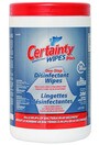 CERTAINTY PLUS Lingettes désinfectantes sèches avec seau #IN009620000