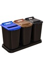 MOBILIA Îlot de récupération du recyclage à 3 voies 26L #NIMO263P100