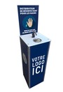 Borne distributeur de désinfectant pour les mains personnalisable #SP151560000