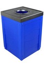 EVOLVE Poubelle pour le recyclage bleu 50 gal #BU101272000