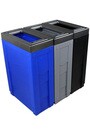 EVOLVE Recycling Station for Waste, Cans and Papers 69 Gal #BU101287000