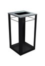 Poubelle intérieure simple Spectrum Cube 24 gal Noire claire #BU105177000