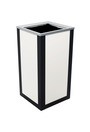 Poubelle intérieure simple Spectrum Cube 24 gal Signage Noire #BU105262000