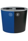 SPECTRUM Station double pour le recyclage mixte 44 gal #BU101166000