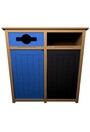 AURA Mixed Recycling Station Cedar 64 Gal #BU104686000