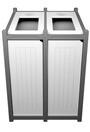 VENTURE Station de recyclage double blanche 46 gal #BU104681000