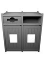 VISION Grey Recycling Station 64 Gal #BU104482000