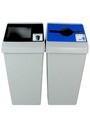 SMART SORT Station de recyclage double 44 gal #BU100845000