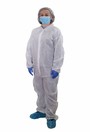 White Protective and Disposable Coverall #GL007720000