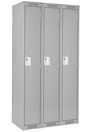 Bank of 3 Steel Clean-Line™ Lockers, Assembled #TQ0FJ153000