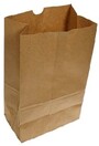 Sac d'épicerie en papier brun DD50 #EC110961600