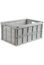 Bacs repliables en plastique Gris #TQ0CF326000