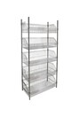 Wire Basket Shelving Unit, 5 Tiers #TQ0RN609000