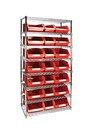 Heavy-Duty Wire Shelving Units and Storage Bins, 8 Tiers #TQ0RL842000