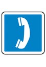 Telephone Safety Sign Pictogram #TQSEA479000