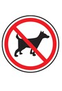 "No Pets Allow" Safety Sign Pictogram #TQ0SD118000