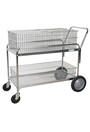 Wire Mesh Office Mail Cart #TQ0MO843000