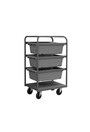 Double Sided Steel Mobile Tub Rack #TQ0FM024000