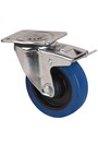 Roue bleu 5" en caoutchouc pour chariot Kleton #TQ0ML345000