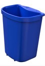 TRISOURCE Corbeille d'appoint pour recyclage de bureau 4L #NITS0004BLE