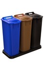 MOBILIA Îlot de récupération du recyclage à 3 voies 58L #NIMO5803P20