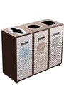 LOUNGE 3 Streams Recycling Station 58L #NILO5803BRU