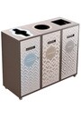 LOUNGE 3 Streams Recycling Station 58L #NILO5803GRI