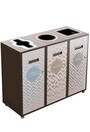 LOUNGE Station de recyclage à 3 voies 58L #NILO580307NOI
