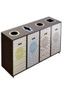 LOUNGE 4-Stream Recycling Station 58L #NILO5804P7NOI