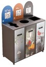 MULTIPLUS 3-Stream Recycling Station 58L #NIMU5803P1GRI