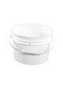 Plastic Bucket 4L, 60 mil, White #FO00004LCHA