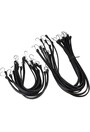 Rubber Tie Down Sets, Black #TQ0PF092000