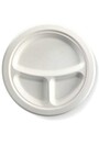 Assiette ronde compostable à 3 compartiments #GL006025000