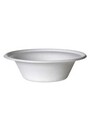 Bol rond compostable blanc en bagasse #GL006041000