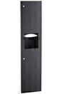 Distributeur de papiers et poubelle encastrée de 56'' Bobrick B-3803 TRIMLINE #BO038034MBK